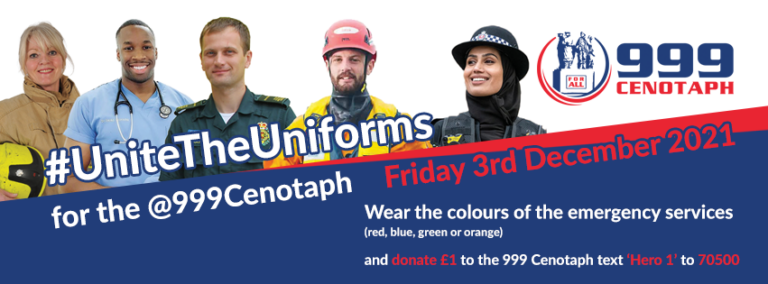 Students Invited To Wear The Colours Of The Emergency Services 999 